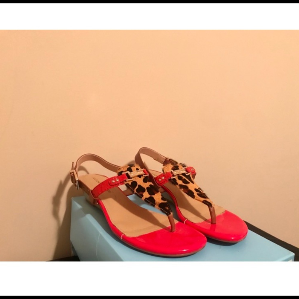 BCBG Red Cheetah Shoes